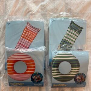 🍓CLEARANCE Inflatable Swim Rings & Lounger Sets